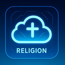 icon_religion_cloud_futuristic icon preview