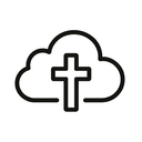 icon_religion_cloud_minimal_outline icon preview