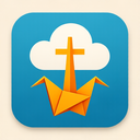 icon_religion_cloud_origami icon preview