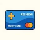 icon_religion_credit_card_cartoon icon preview