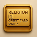 icon_religion_credit_card_embossed icon preview