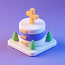 icon_religion_database_3d_isometric icon preview