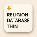 icon_religion_database_thin icon preview