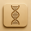 icon_religion_dna_strand_embossed icon preview
