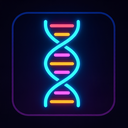icon_religion_dna_strand_neon icon preview