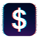 icon_religion_dollar_sign_digital_glitch icon preview