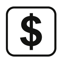 icon_religion_dollar_sign_monochrome icon preview