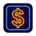 icon_religion_dollar_sign_neon icon preview