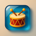 icon_religion_drum_glassy icon preview