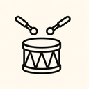 icon_religion_drum_line_art icon preview