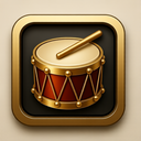 icon_religion_drum_metallic icon preview