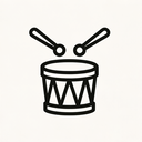 icon_religion_drum_monochrome icon preview