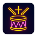 icon_religion_drum_neon icon preview