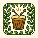 icon_religion_drum_organic_pattern icon preview