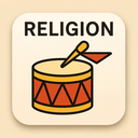 icon_religion_drum_origami icon preview