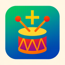 icon_religion_drum_vibrant_colors icon preview