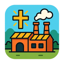 icon_religion_factory_cartoon icon preview