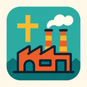 icon_religion_factory_flat_design icon preview
