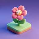 icon_religion_flower_3d_isometric icon preview