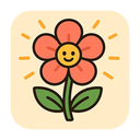 icon_religion_flower_cartoon icon preview