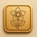 icon_religion_flower_embossed icon preview