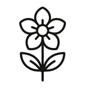 icon_religion_flower_minimal_outline icon preview