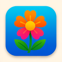 icon_religion_flower_vibrant_colors icon preview