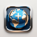 icon_religion_globe_metallic icon preview