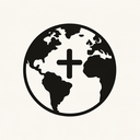 icon_religion_globe_monochrome icon preview