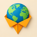 icon_religion_globe_origami icon preview