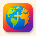 icon_religion_globe_vibrant_colors icon preview