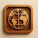 icon_religion_globe_wooden icon preview