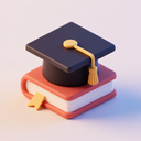 icon_religion_graduation_cap_3d_isometric icon preview