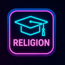 icon_religion_graduation_cap_cyberpunk icon preview