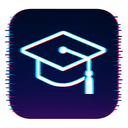 icon_religion_graduation_cap_digital_glitch icon preview