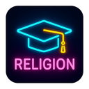 icon_religion_graduation_cap_neon icon preview