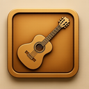 icon_religion_guitar_embossed icon preview