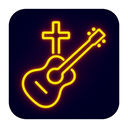 icon_religion_guitar_neon icon preview