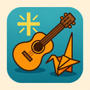 icon_religion_guitar_origami icon preview