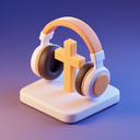 icon_religion_headphones_3d_isometric icon preview