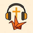 icon_religion_headphones_origami icon preview
