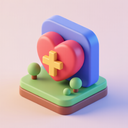icon_religion_heart_3d_isometric icon preview