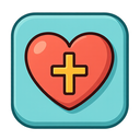icon_religion_heart_cartoon icon preview