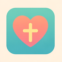 icon_religion_heart_flat_pastel icon preview