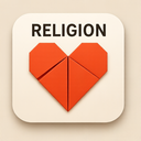 icon_religion_heart_origami icon preview