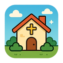 icon_religion_house_cartoon icon preview