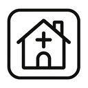 icon_religion_house_monochrome icon preview