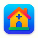 icon_religion_house_vibrant_colors icon preview