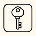 icon_religion_key_minimal_outline icon preview