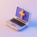 icon_religion_laptop_3d_isometric icon preview